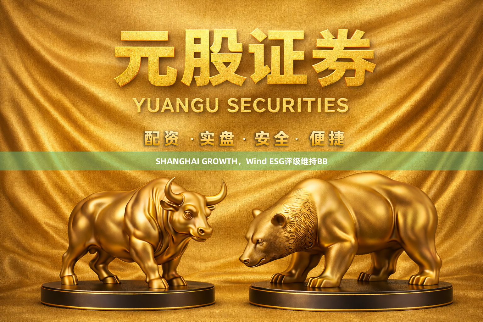 SHANGHAI GROWTH,Wind ESG评级维持BB
