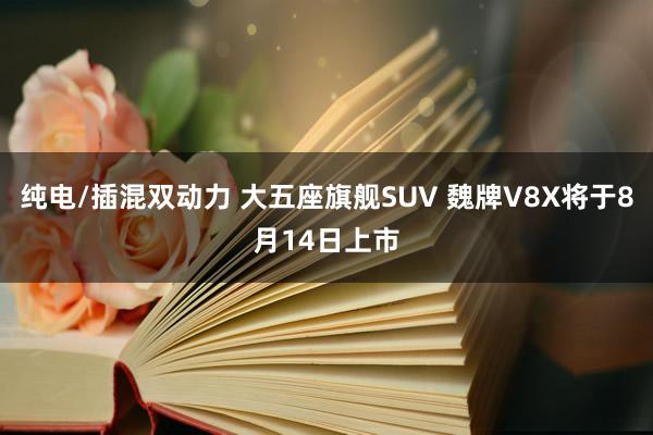 纯电/插混双动力 大五座旗舰SUV 魏牌V8X将于8月14日上市