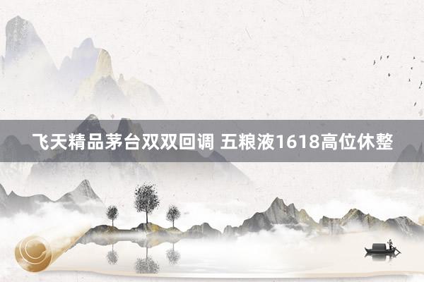飞天精品茅台双双回调 五粮液1618高位休整