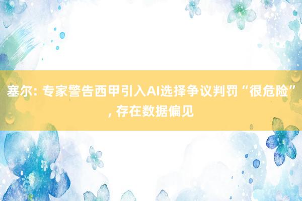 塞尔: 专家警告西甲引入AI选择争议判罚“很危险”, 存在数据偏见