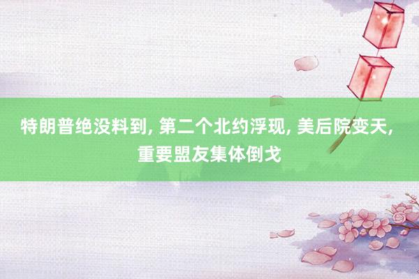 特朗普绝没料到, 第二个北约浮现, 美后院变天, 重要盟友集体倒戈